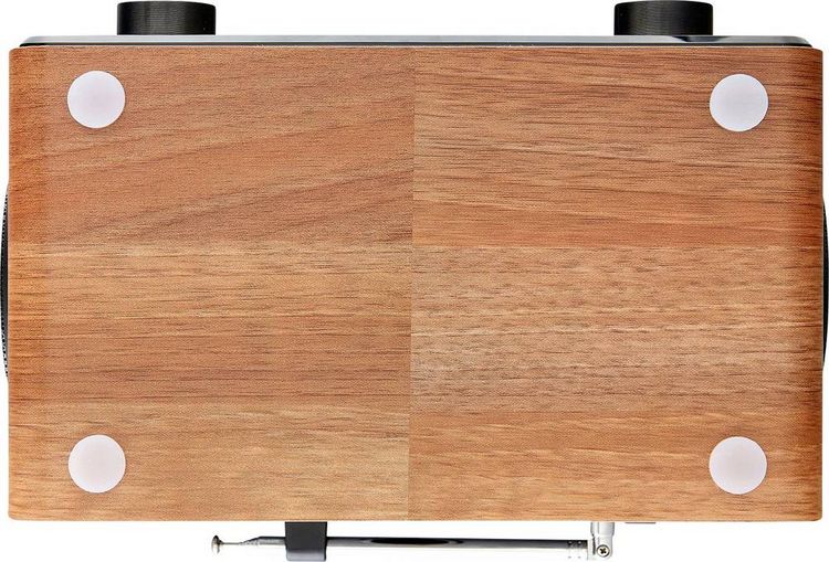 Produktbild: Albrecht DR 865 Tischradio DAB+, UKW AUX Barrierefrei, Inkl. Fernbedienung, Tastensperre, Weckfunktion Holz (dunkel)