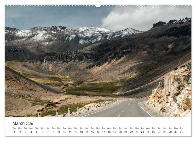 Produktbild: Mysterious Peru (Wall Calendar 2026 DIN A2 landscape), CALVENDO 12 Month Wall Calendar