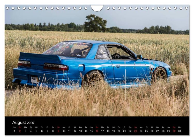 Produktbild: Nissan Silvia PS13 (Wandkalender 2026 DIN A4 quer), CALVENDO Monatskalender