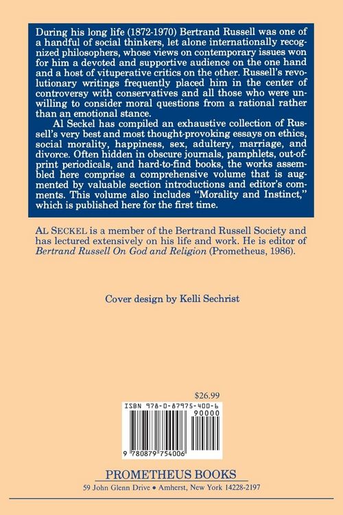 Produktbild: Bertrand Russell on Ethics, Sex, and Marriage