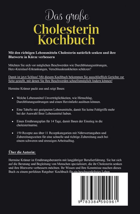 Produktbild: Das gro&szlig;e Cholesterin Kochbuch