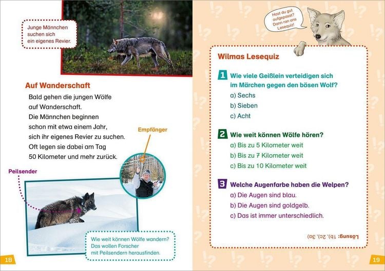 Produktbild: WAS IST WAS Erstes Lesen Band 20. W&ouml;lfe