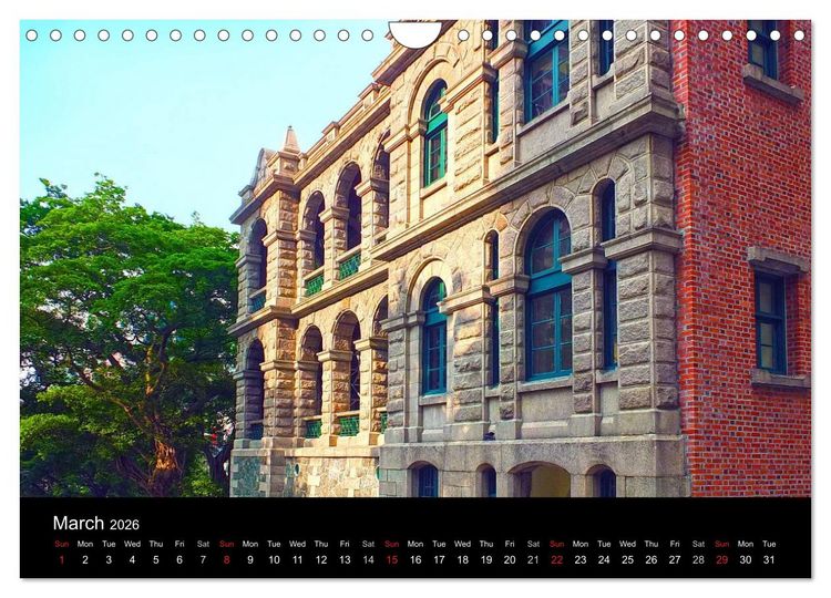 Produktbild: Monuments of Hong Kong 2026 (Wall Calendar 2026 DIN A4 landscape), CALVENDO 12 Month Wall Calendar