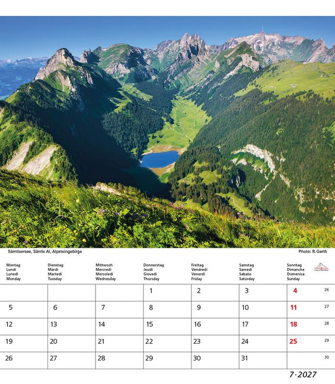 Produktbild: Schweiz 21x24 2027