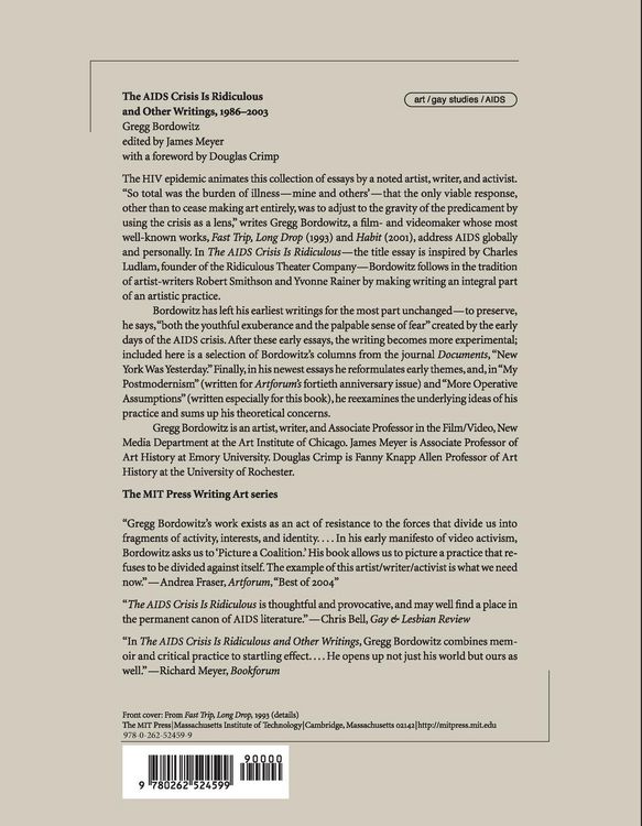Produktbild: The AIDS Crisis Is Ridiculous and Other Writings, 1986-2003