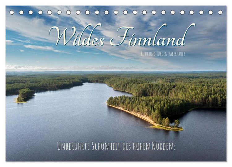 Produktbild: Wildes Finnland (Tischkalender 2026 DIN A5 quer), CALVENDO Monatskalender
