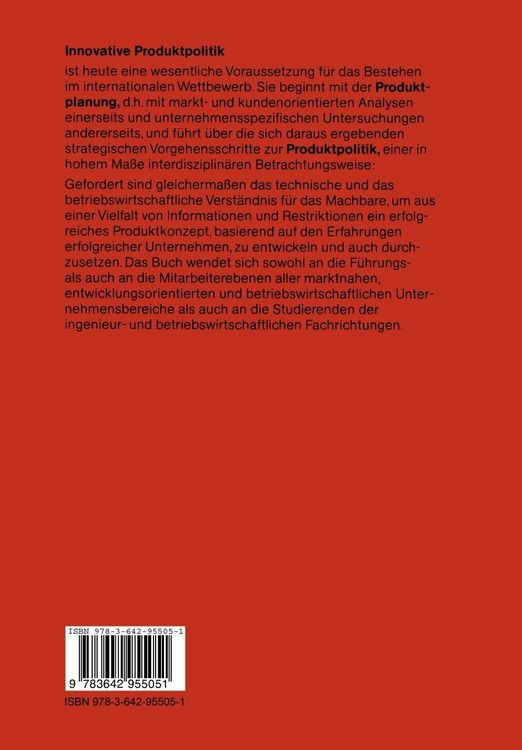 Produktbild: Innovative Produktpolitik