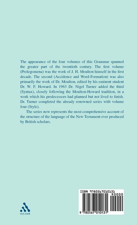 Produktbild: A Grammar of New Testament Greek