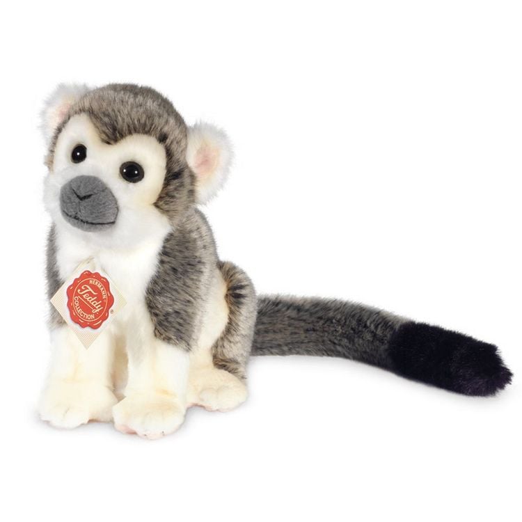 Produktbild: Teddy Hermann 92917 - &Auml;ffchen grau, 17 cm, Pl&uuml;schtier