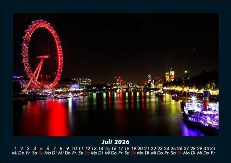 Produktbild: London - Impressionen 2026 Fotokalender DIN A5