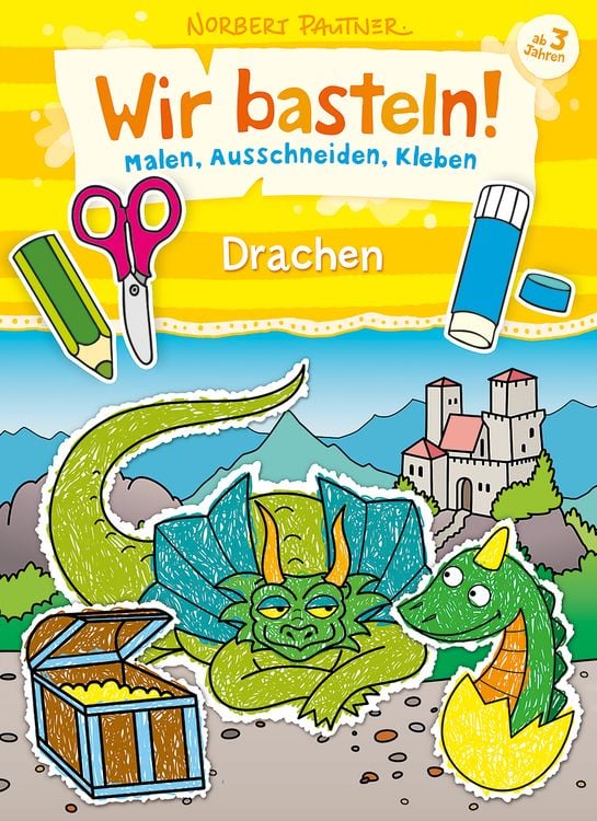 Produktbild: Wir basteln! - Malen, Ausschneiden, Kleben - Drachen