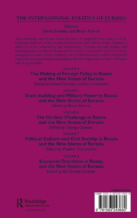 Produktbild: The International Politics of Eurasia
