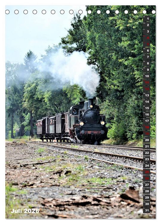 Produktbild: EISENBAHN - NOSTALGIE - 2026 (Tischkalender 2026 DIN A5 hoch), CALVENDO Monatskalender
