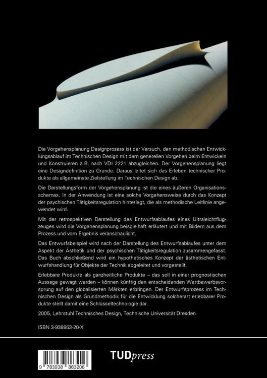 Produktbild: Die Vorgehensplanung Designprozess f&uuml;r Objekte der Technik