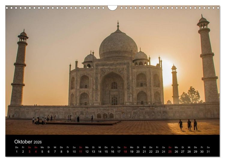 Produktbild: Romantisches Indien (Wandkalender 2026 DIN A3 quer), CALVENDO Monatskalender