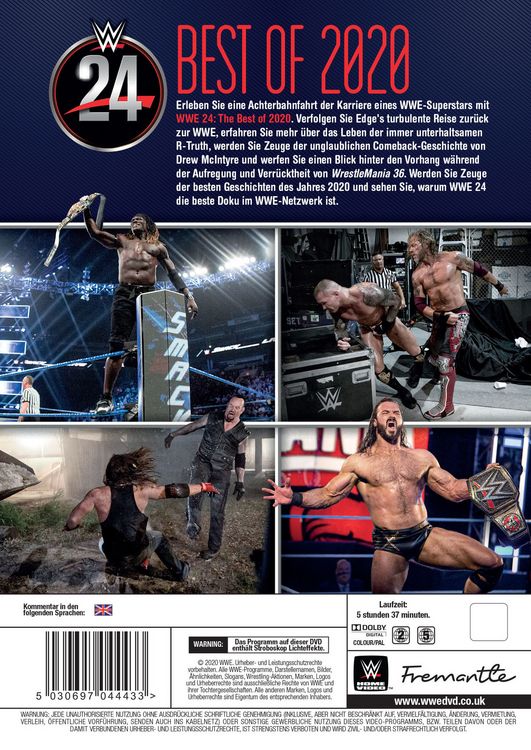 Produktbild: WWE - 24 - The Best of 2020 [2 DVDs]