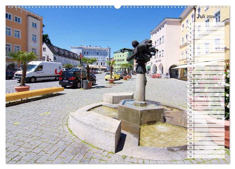 Produktbild: Eine Perle Oberbayerns - Rosenheim (Wandkalender 2026 DIN A2 quer), CALVENDO Monatskalender