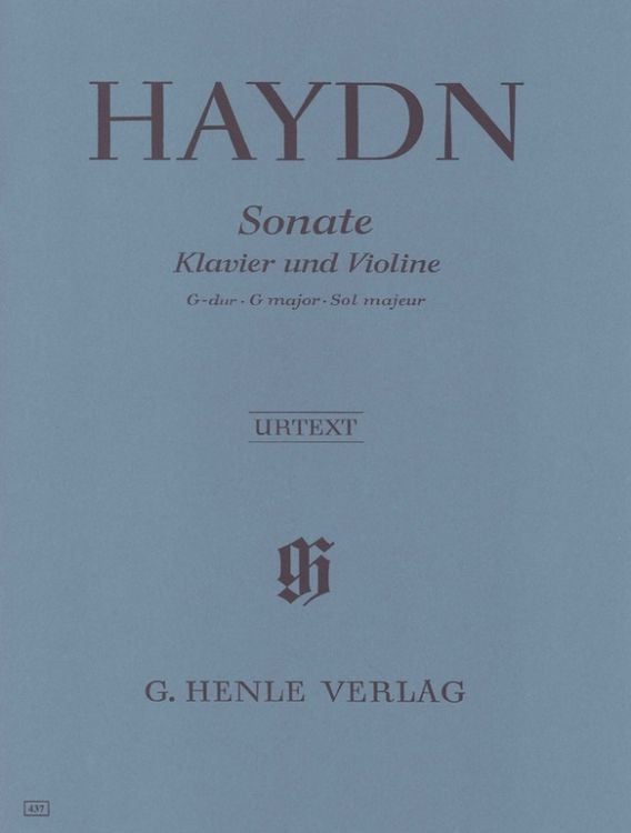 Produktbild: Joseph Haydn - Violinsonate G-dur Hob. XV:32
