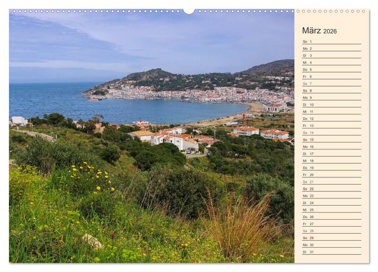 Produktbild: Cote Vermeille - Wo die Pyren&auml;en das Meer k&uuml;ssen (Wandkalender 2026 DIN A2 quer), CALVENDO Monatskalender