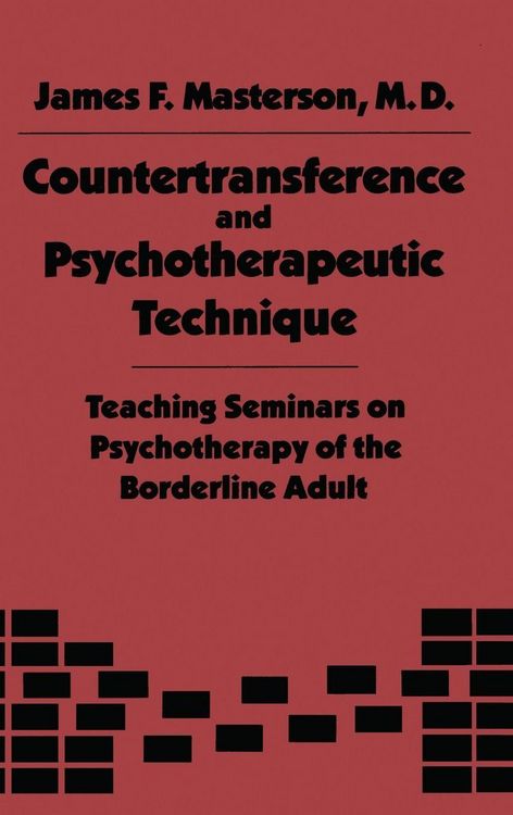 Produktbild: Countertransference and Psychotherapeutic Technique