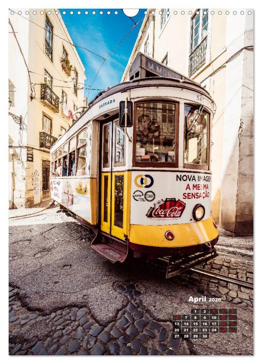 Produktbild: Cityscapes of Lisbon (Wall Calendar 2026 DIN A3 portrait), CALVENDO 12 Month Wall Calendar