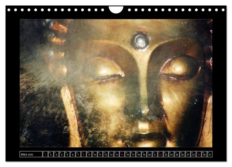 Produktbild: Buddha - Harmonie und Entspannung (Wandkalender 2026 DIN A4 quer), CALVENDO Monatskalender