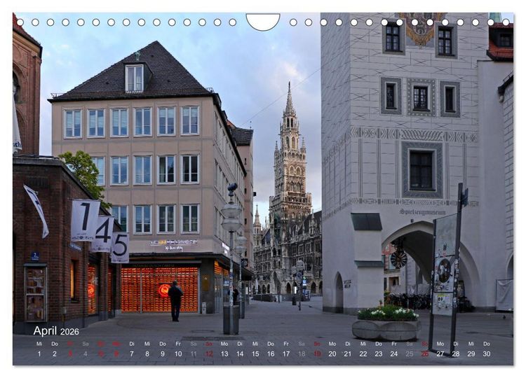 Produktbild: Impressionen aus M&uuml;nchen (Wandkalender 2026 DIN A4 quer), CALVENDO Monatskalender