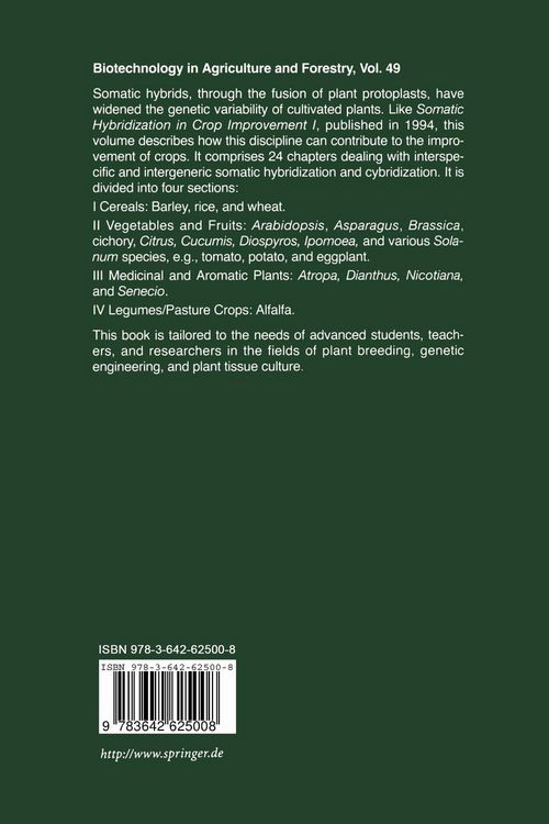 Produktbild: Somatic Hybridization in Crop Improvement II