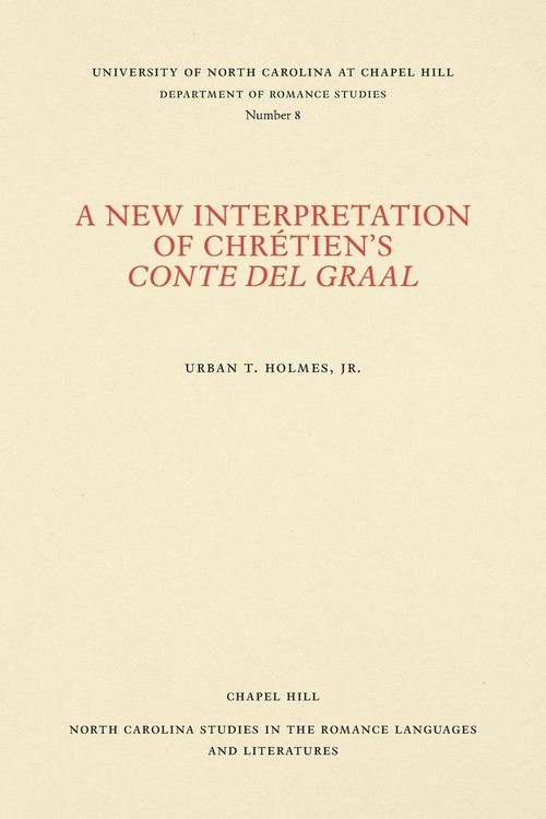 Produktbild: A New Interpretation of Chr&eacute;tien's Conte del Graal