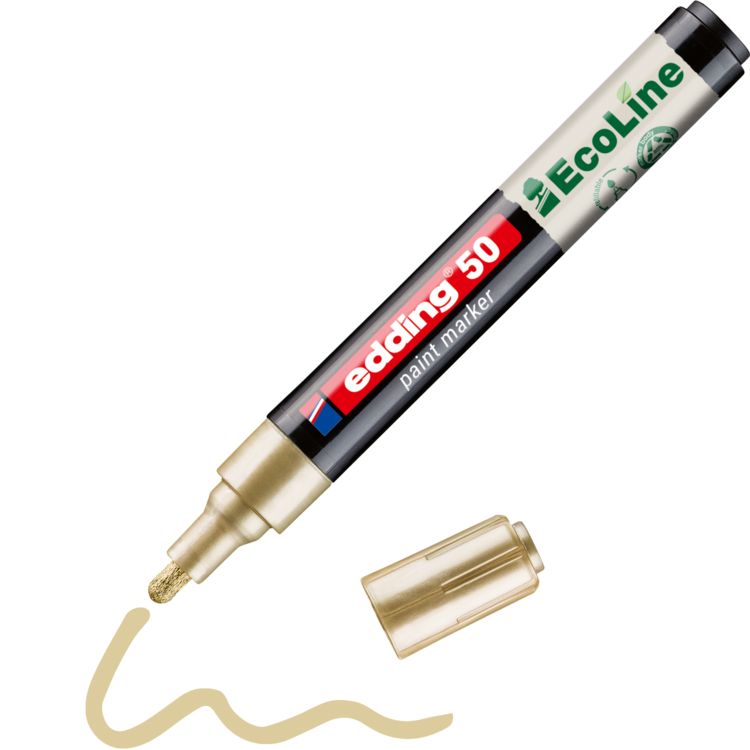 Produktbild: Edding 50 EcoLine 4-50-053 Lackmarker Gold 2 mm, 3mm