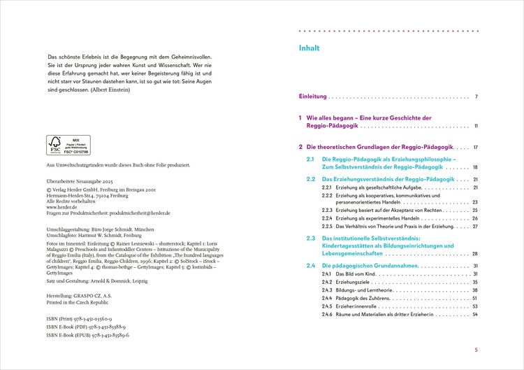 Produktbild: Reggio-P&auml;dagogik