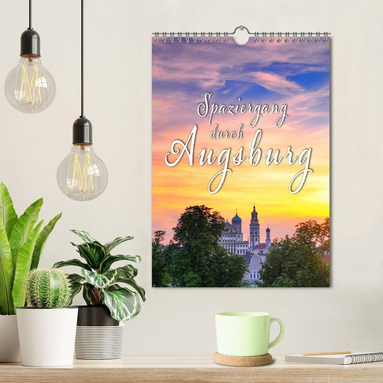 Produktbild: Spaziergang durch Augsburg (Wandkalender 2027 DIN A4 hoch), CALVENDO Monatskalender