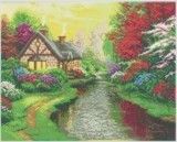 Produktbild: Craft Buddy CAK-TK3L - Crystal Art, A Quiet Evening, Thomas Kinkade Kit, Bild, 40 x 50 cm cm