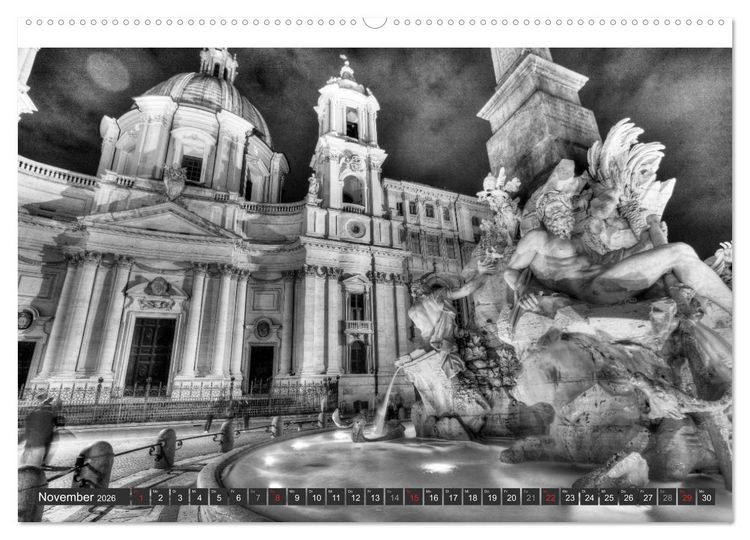 Produktbild: ROM (hochwertiger Premium Wandkalender 2026 DIN A2 quer), Kunstdruck in Hochglanz