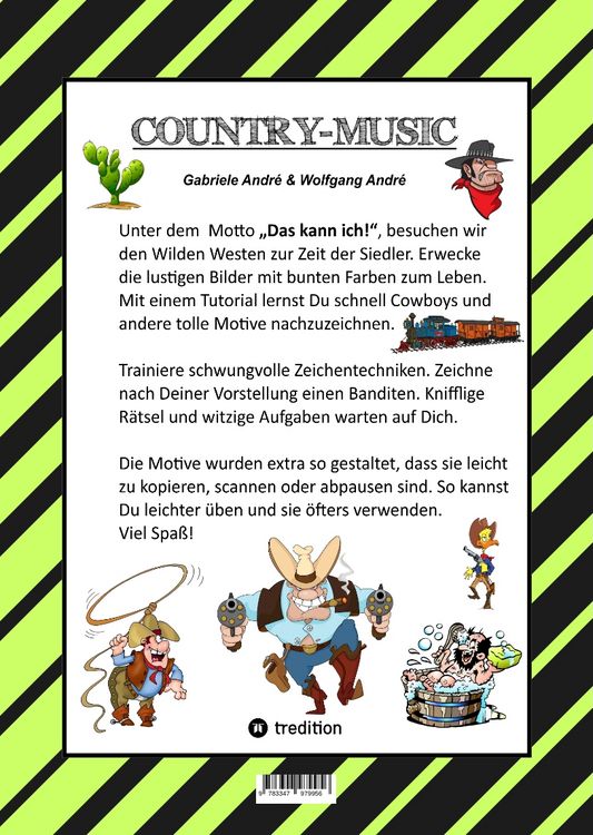 Produktbild: Craftbook - 100 Seiten Wilder Westen - Country Music - Cowboys & Cowgirls - Banditen - Indianer - Saloon - Pferde - Knifflige R&auml;tsel - Ausgaben