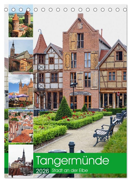 Produktbild: Tangerm&uuml;nde - Stadt an der Elbe (Tischkalender 2026 DIN A5 hoch), CALVENDO Monatskalender