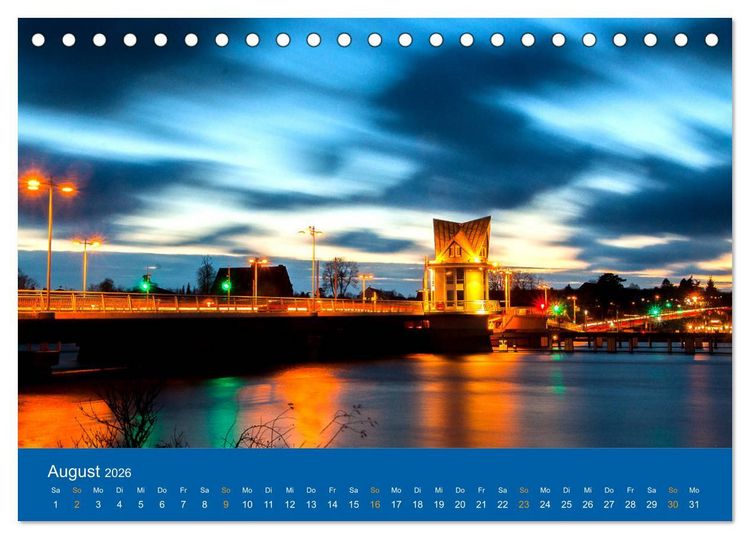 Produktbild: Kappeln und die Schleiregion (Tischkalender 2026 DIN A5 quer), CALVENDO Monatskalender