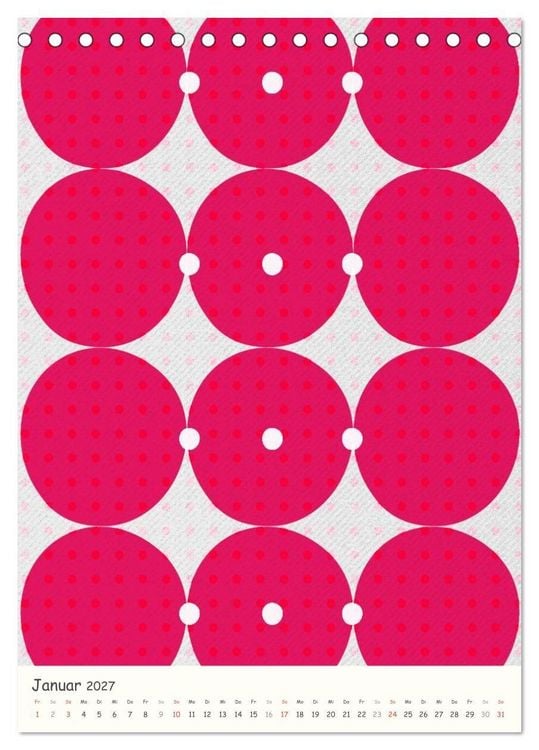 Produktbild: Punkt Punkt Punkt (Tischkalender 2027 DIN A5 hoch), CALVENDO Monatskalender