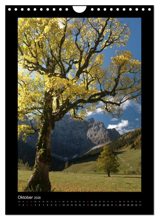 Produktbild: Landschaft im Fokus - Bayern, Tirol und S&uuml;dtirol (Wandkalender 2026 DIN A4 hoch), CALVENDO Monatskalender