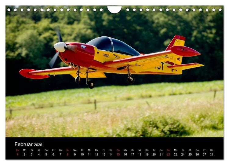 Produktbild: Modellflieger (Wandkalender 2026 DIN A4 quer), CALVENDO Monatskalender