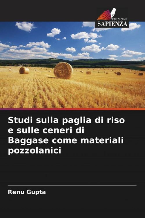 Produktbild: Studi sulla paglia di riso e sulle ceneri di Baggase come materiali pozzolanici
