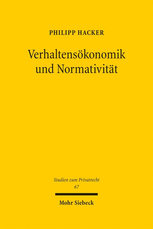 Produktbild: Verhaltens&ouml;konomik und Normativit&auml;t