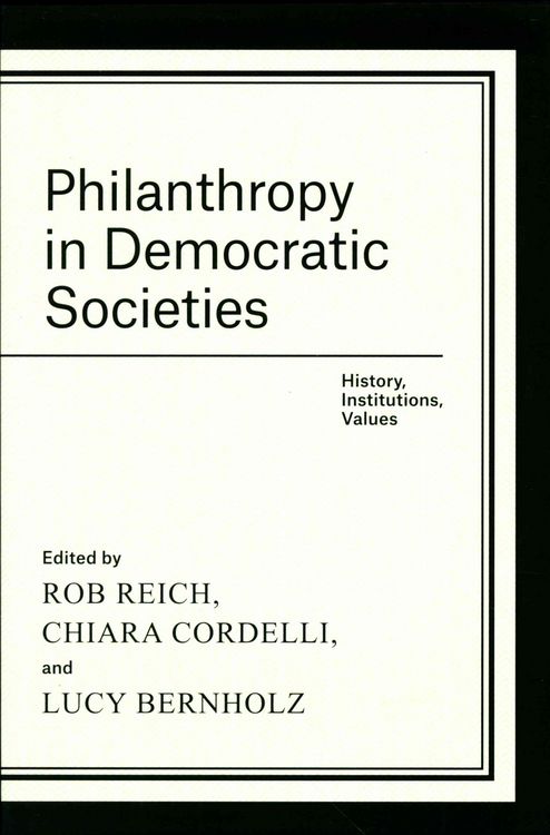 Produktbild: Philanthropy in Democratic Societies