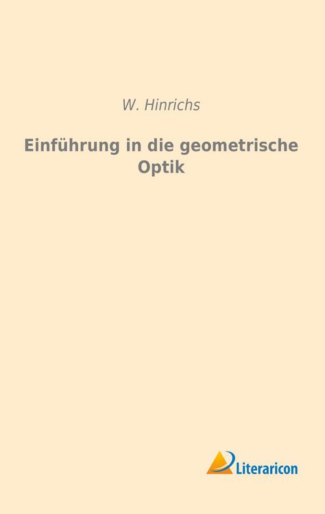 Produktbild: Einf&uuml;hrung in die geometrische Optik
