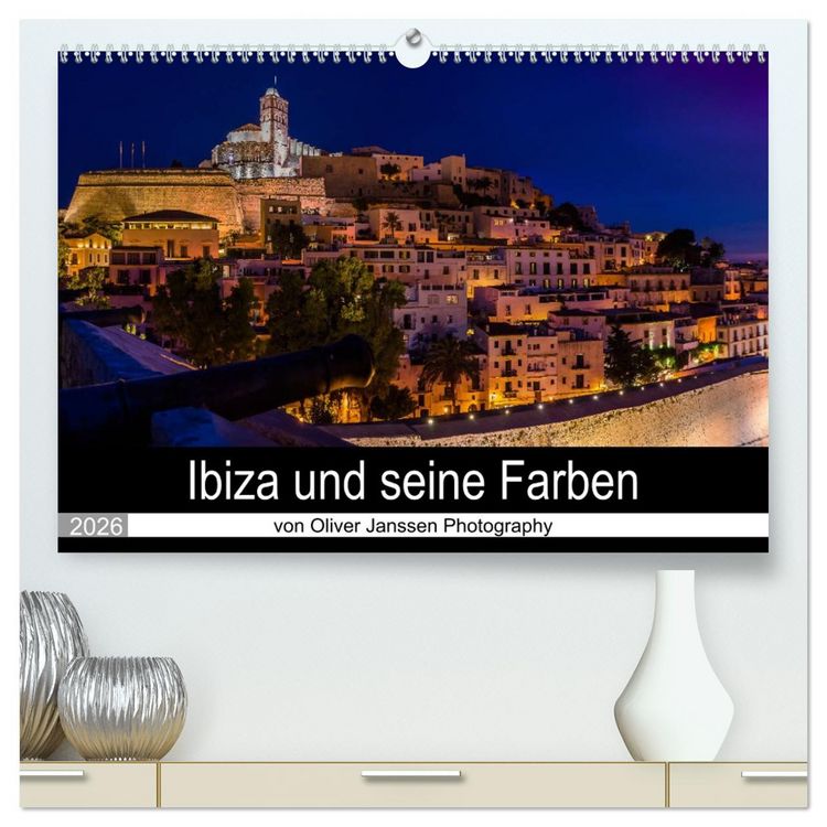 Produktbild: Ibiza und seine Farben (hochwertiger Premium Wandkalender 2026 DIN A2 quer), Kunstdruck in Hochglanz