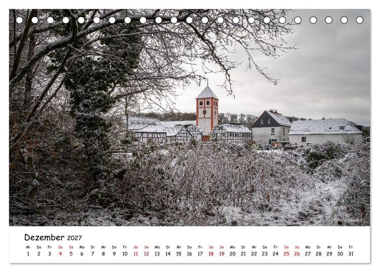 Produktbild: Heimat Entdecken - Odenthal im Bergischen Land (Tischkalender 2027 DIN A5 quer), CALVENDO Monatskalender