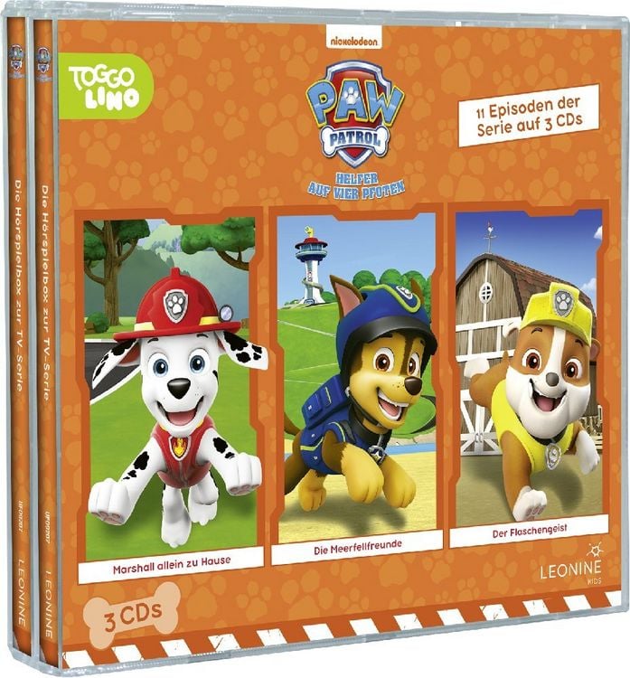 Produktbild: PAW Patrol H&ouml;rspielbox 7 (allein zu Hause / Meerfellfreunde / Flaschengeist)