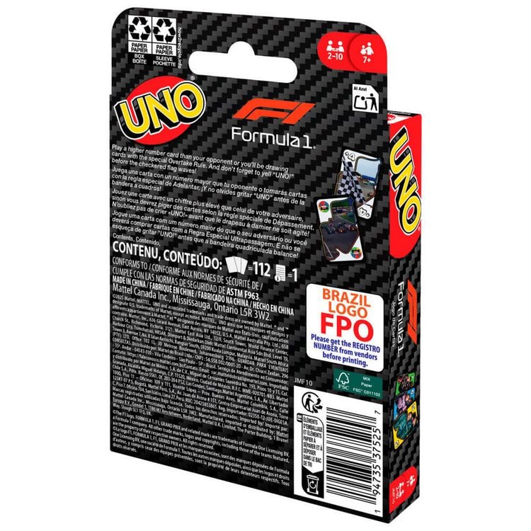 Produktbild: UNO Formel 1