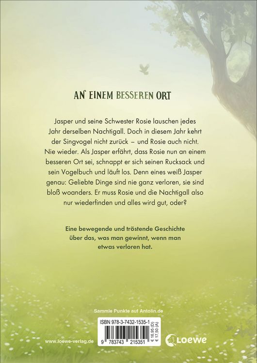 Produktbild: Jasper und das Lied der Nachtigall