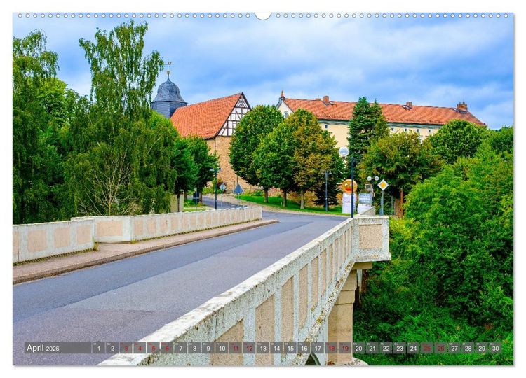 Produktbild: Ein Blick auf Treffurt (Wandkalender 2026 DIN A2 quer), CALVENDO Monatskalender
